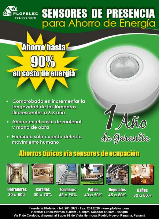 Ferretería Plofelec — product flyer
